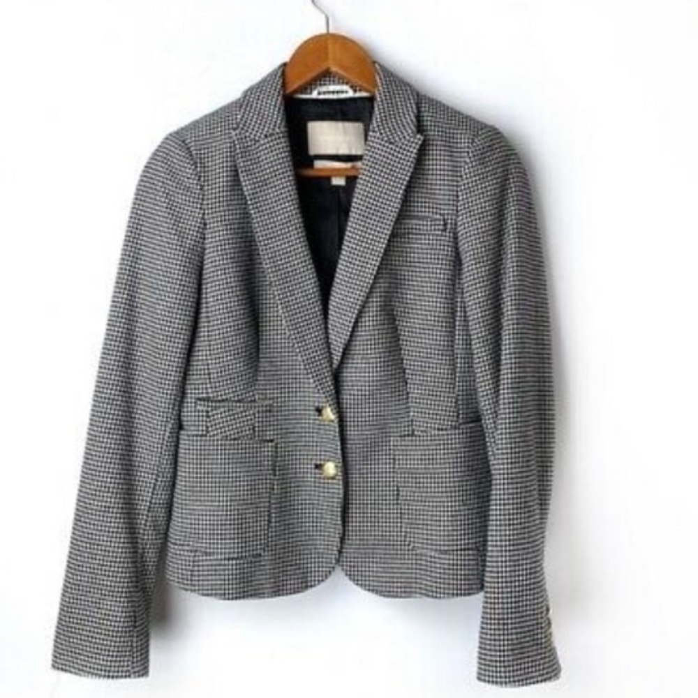 Houndstooth Blazer by Banana Republic
